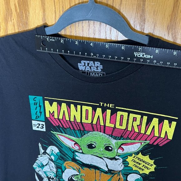 Star Wars Mandalorian The Child Grogu Black T-Shirt This is the Way, Sz XL - Picture 9 of 10